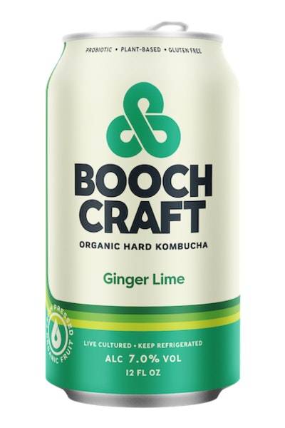 Booch Craft Organic Ginger Lime Hard Kombucha (473 ml)