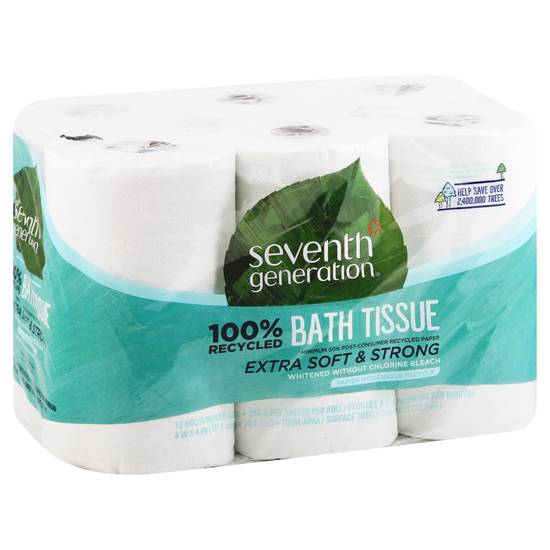 Seventh Generation Extra Soft & Strong 2-ply Double Rolls Bath Tissue
