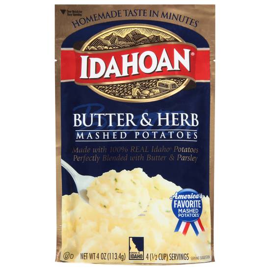 Idahoan Butter & Herb Mashed Potatoes