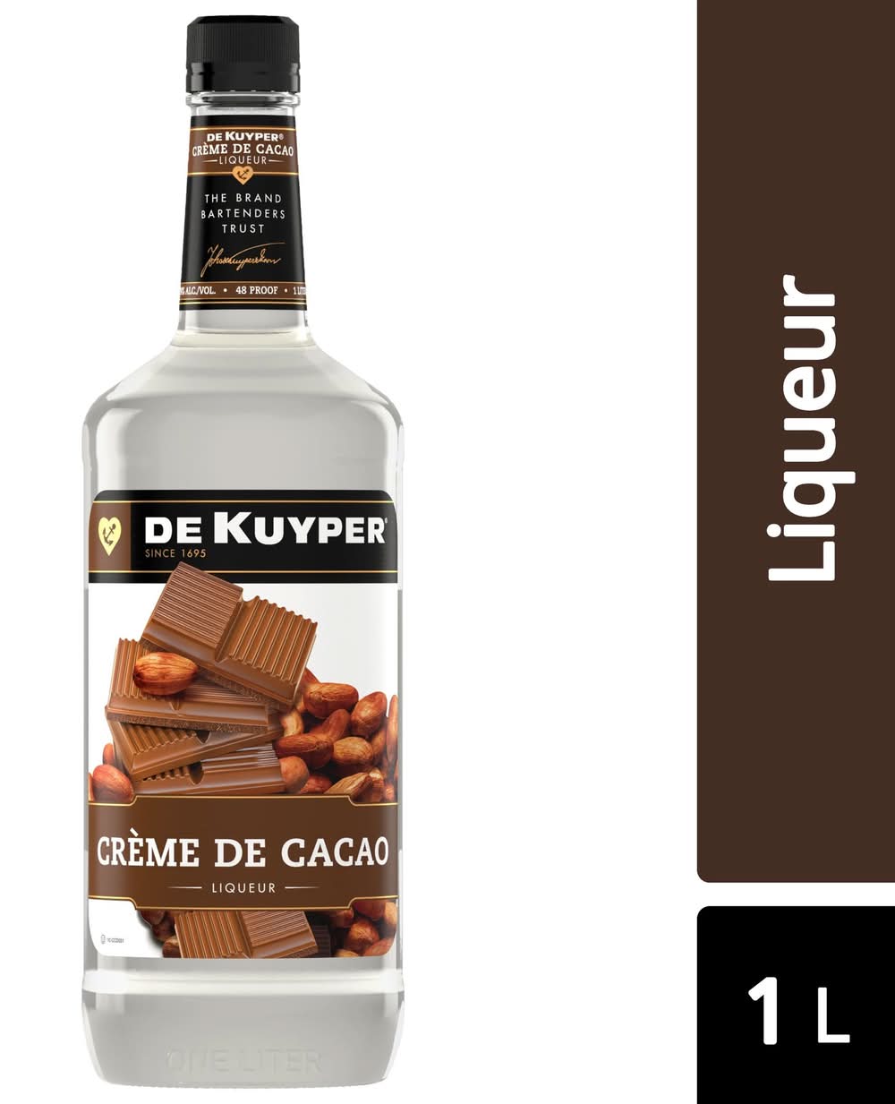 DeKuyper Creme De Cocoa White Liqueur (1 L)