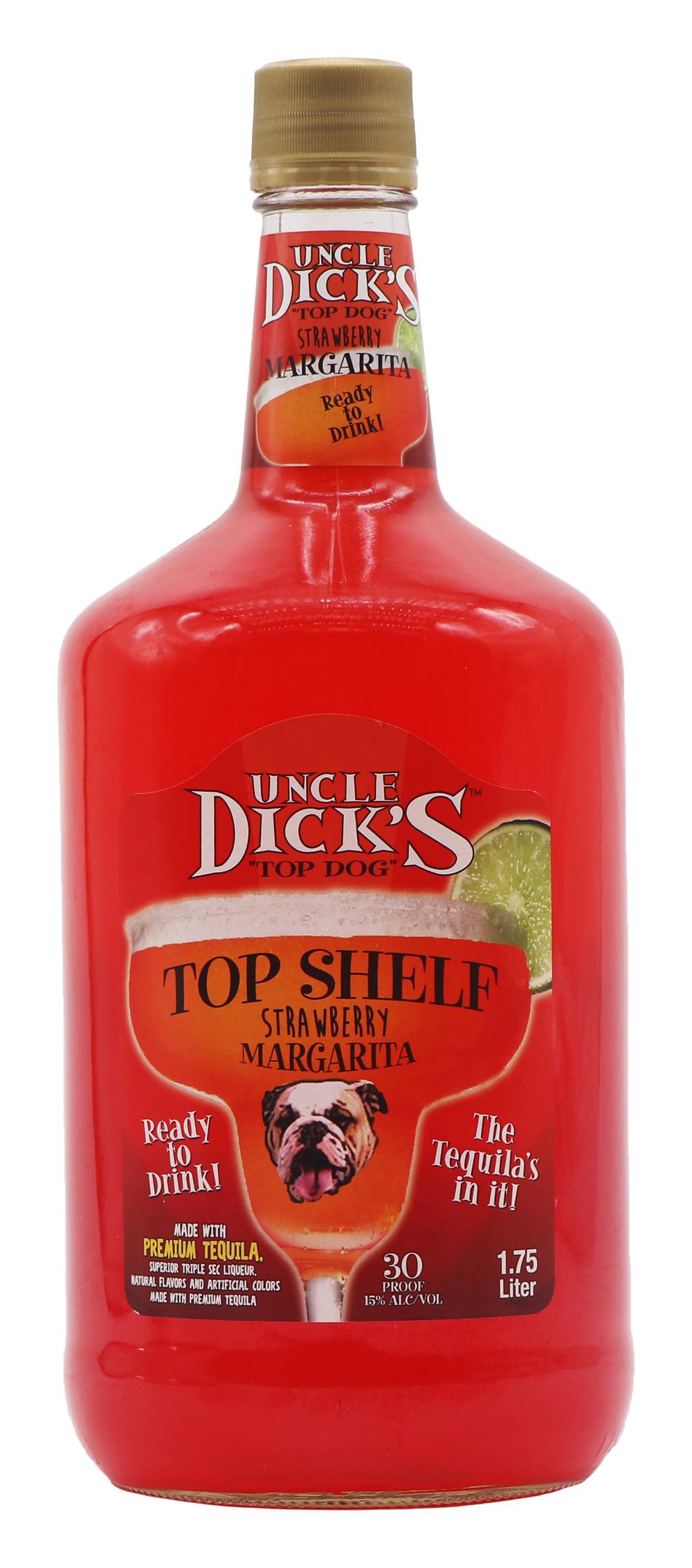 Uncle Dick's Dicks Top Shelf Strawberry Margarita (26.5 oz)