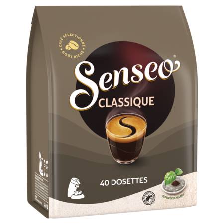 Café dosettes Compatibles SENSEO classique SENSEO - la boite de 40 dosettes