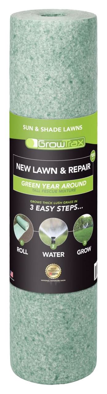 Growtrax Big Roll Mixed Sun Or Shade Grass Seed Blanket