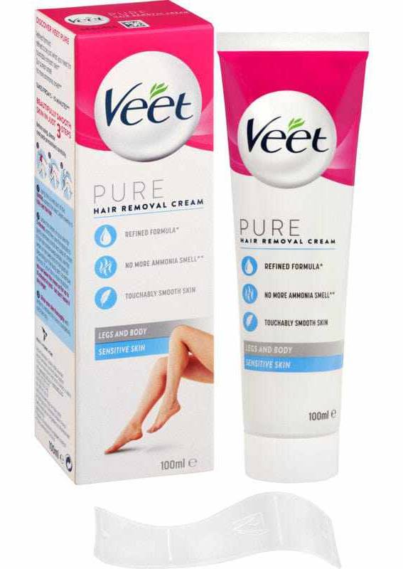 Veet Pure Hair Remover Cream Sensitive Skin 100ml
