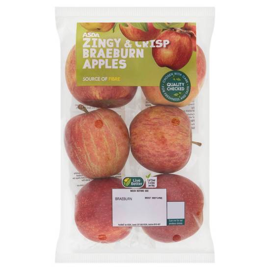 ASDA Braeburn Apples 6PK