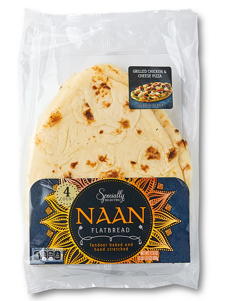 Specially Selected Flatbread Naan (17.6 oz, 4 ct)