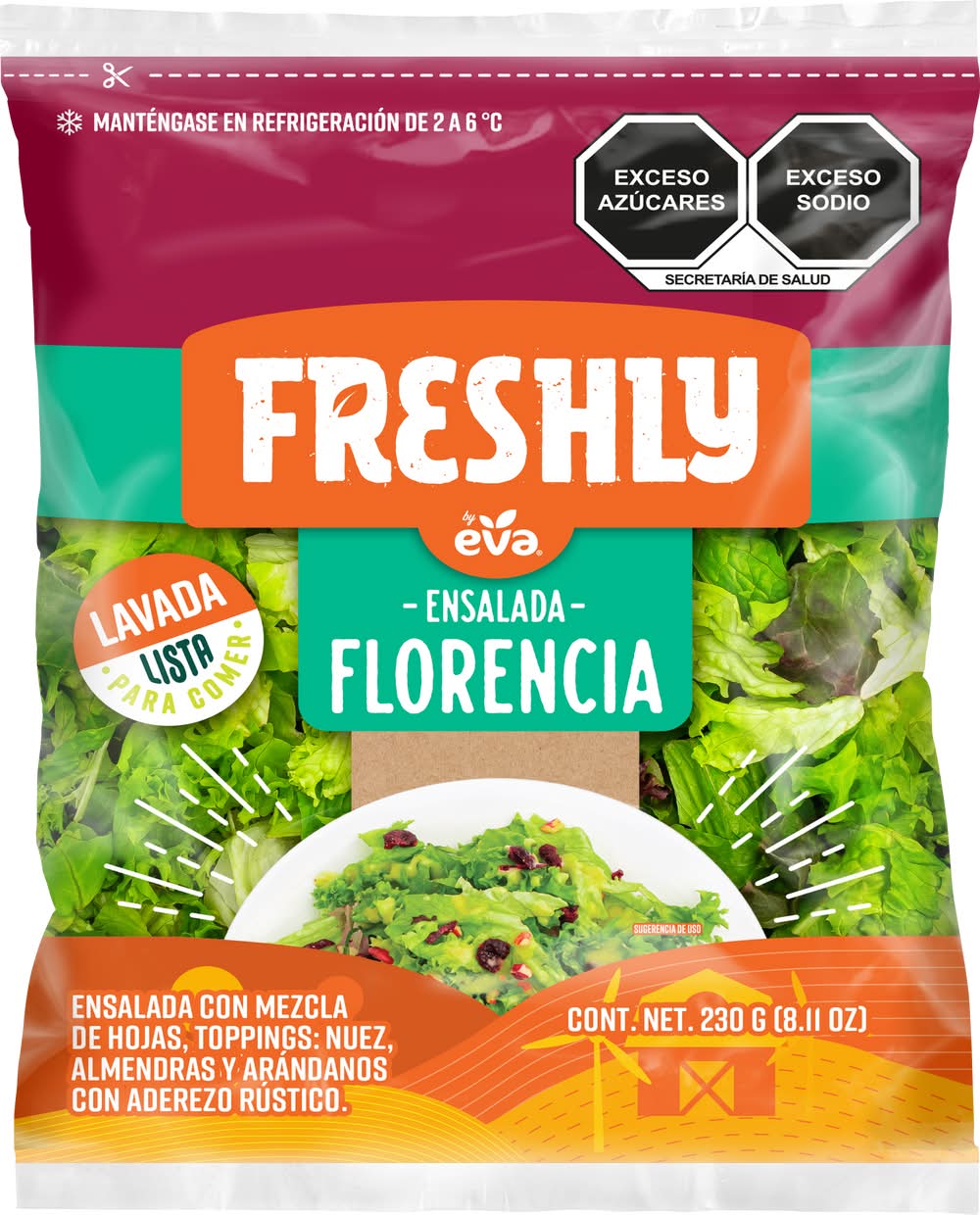 Freshly · Ensalada florencia (230 g)