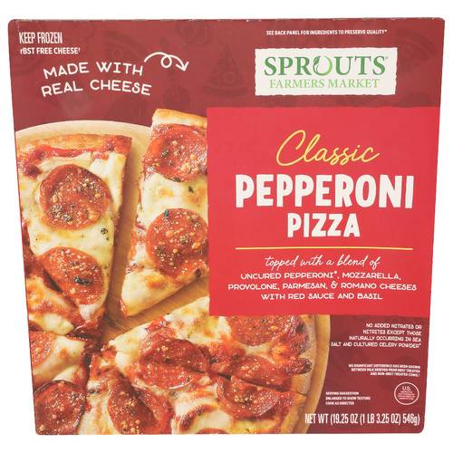 Sprouts Classic Pepperoni Pizza