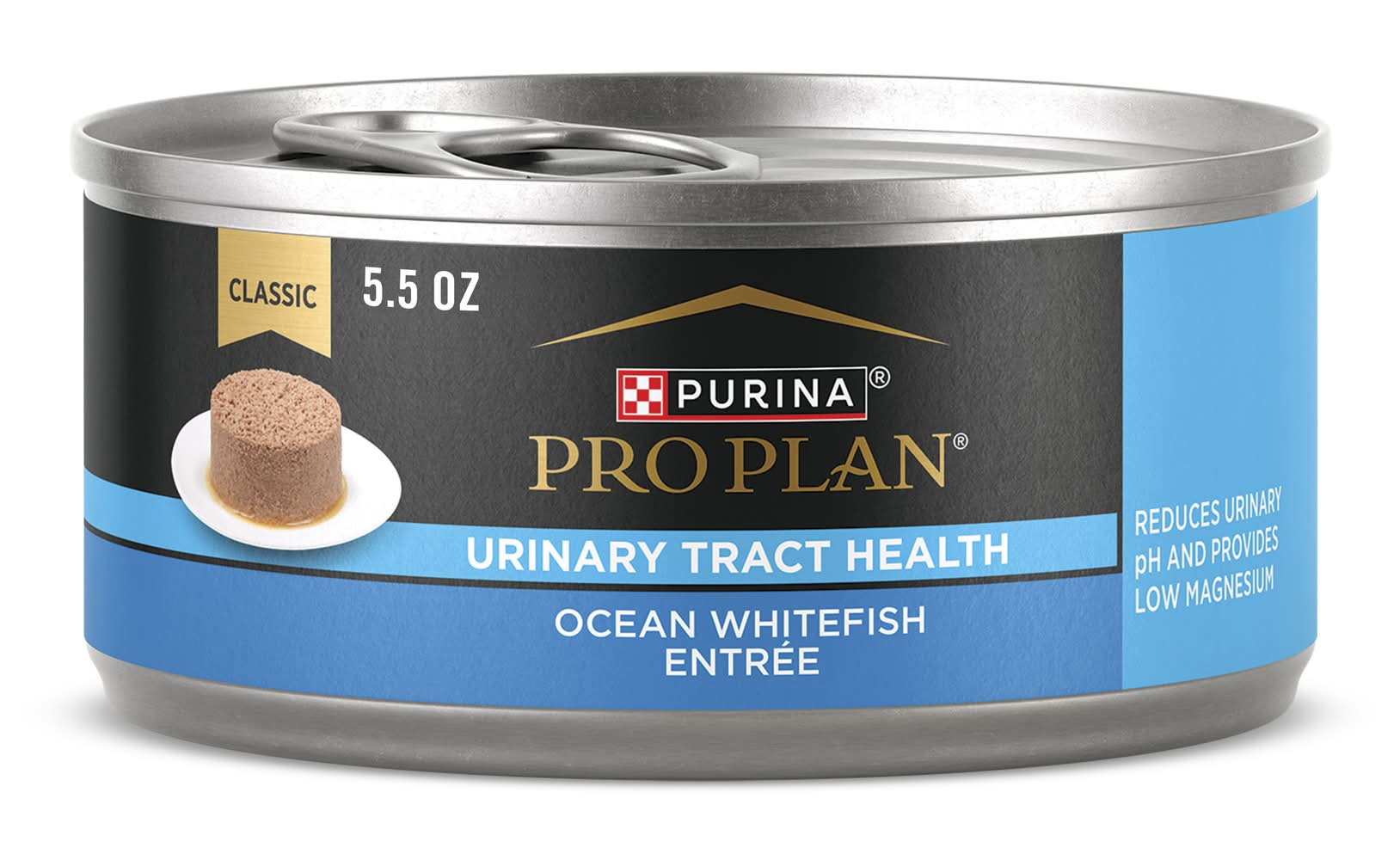 Purina Pro Plan Classic Urinary Tract Entree Wet Cat Food, Ocean Whitefish (5.5 oz)
