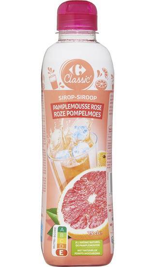 Carrefour Classic' - Sirop (pamplemousse rose)