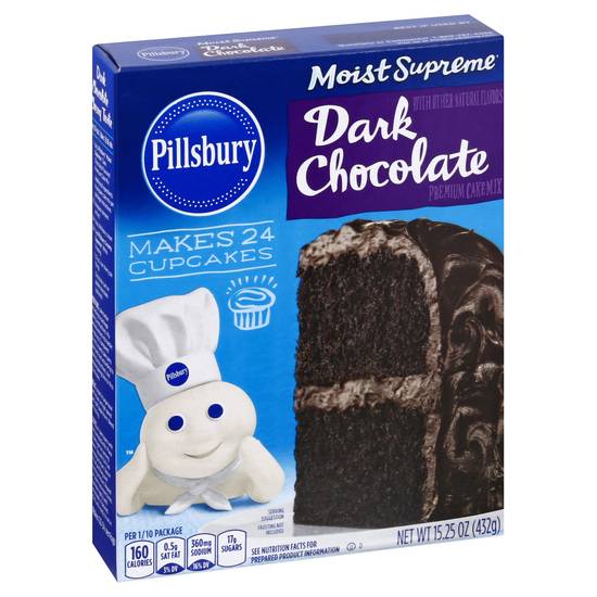 Pillsbury Moist Supreme Dark Chocolate Cake Mix (15.3 oz)