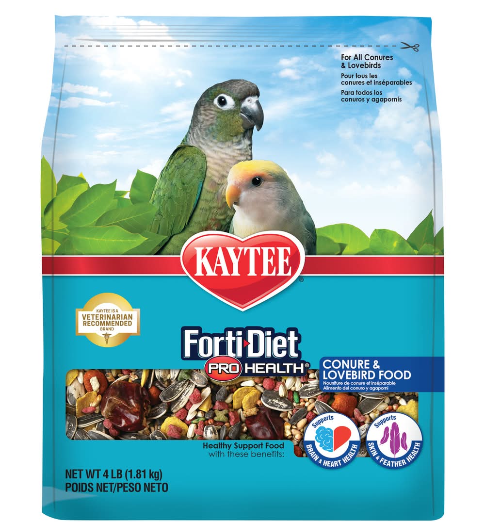 Kaytee Forti-Diet Pro Health Conure and Lovebird Food (4 lbs)