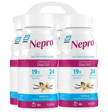 Nepro Therapeutic Nutrition Shakes Homemade Vanilla (4 x 16 fl oz)