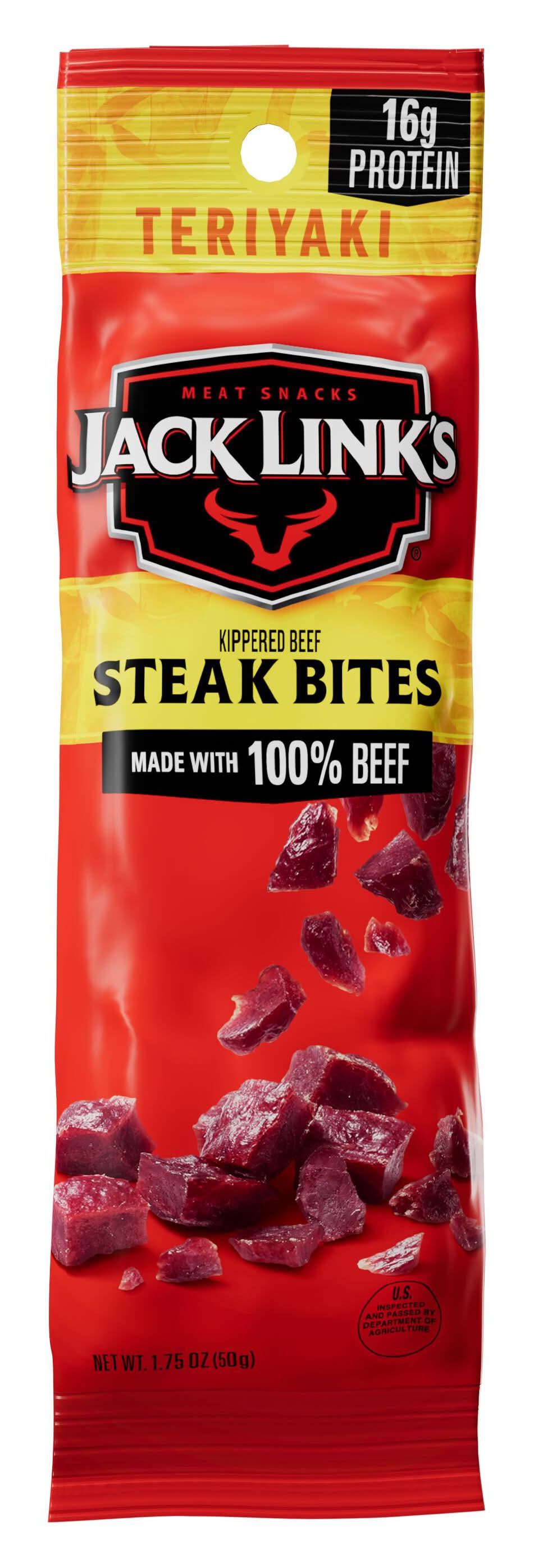 Jack Link's Kippered Beef Steak Bites, Teriyaki (1.75 oz)