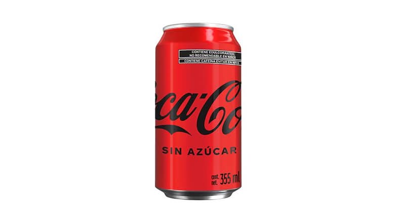 Coca-Cola Sin Azúcar Lata 355ml