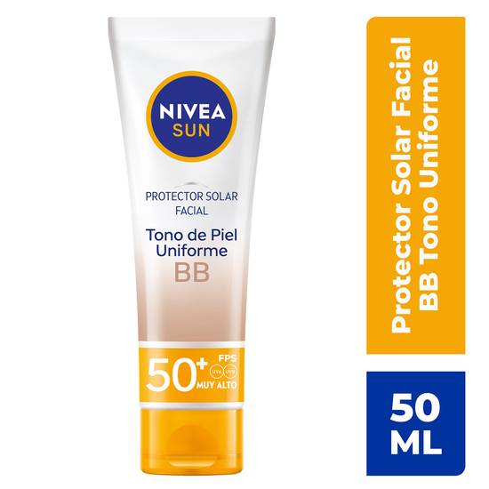 Nivea sun protector facial bb anti-edad fps 50+ (tubo 50 ml)