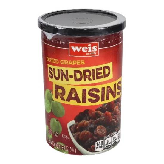Weis Quality Raisins Natural Seedless Can