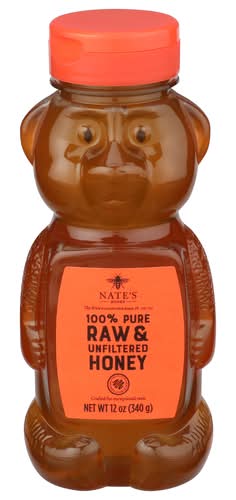 Nature Nate's 100% Pure Raw & Unfiltered Honey