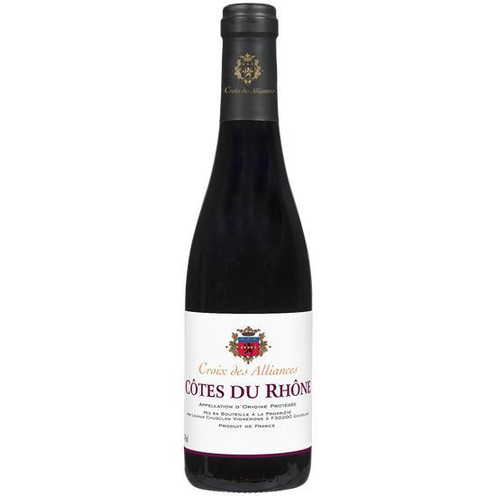 Les Produits U - Vin rouge côtés du Rhône (375 ml)