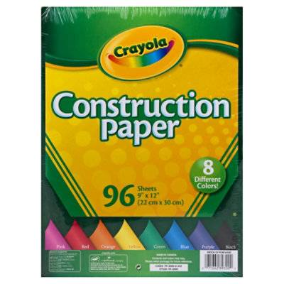 Crayola Construction Paper - 96 Count