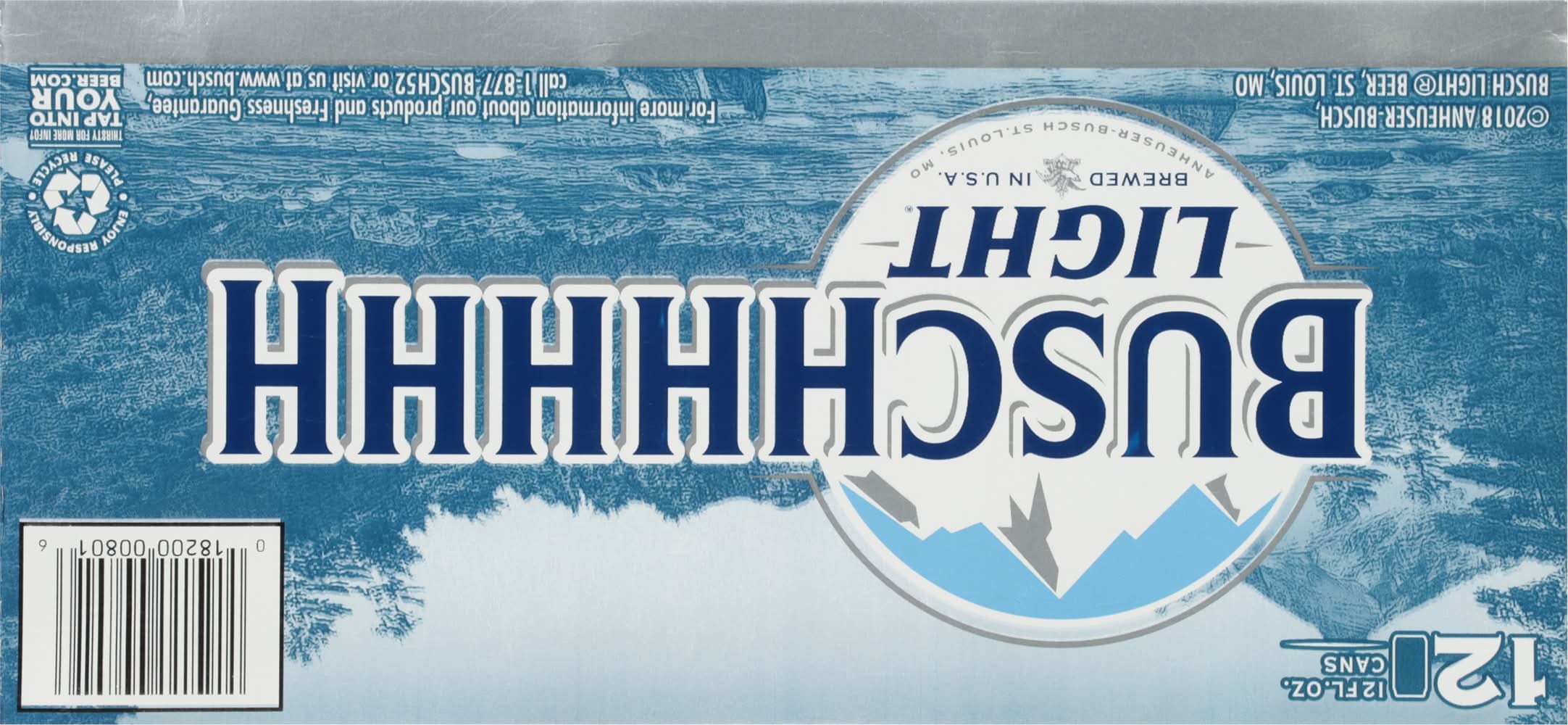 Busch Light American Lager Beer (12 x 12 fl oz) | Postmates