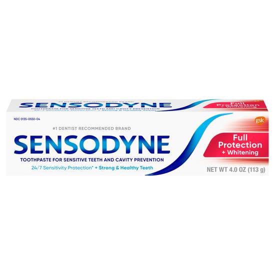 Sensodyne Full Protection + Whitening Sensitive Teeth Toothpaste