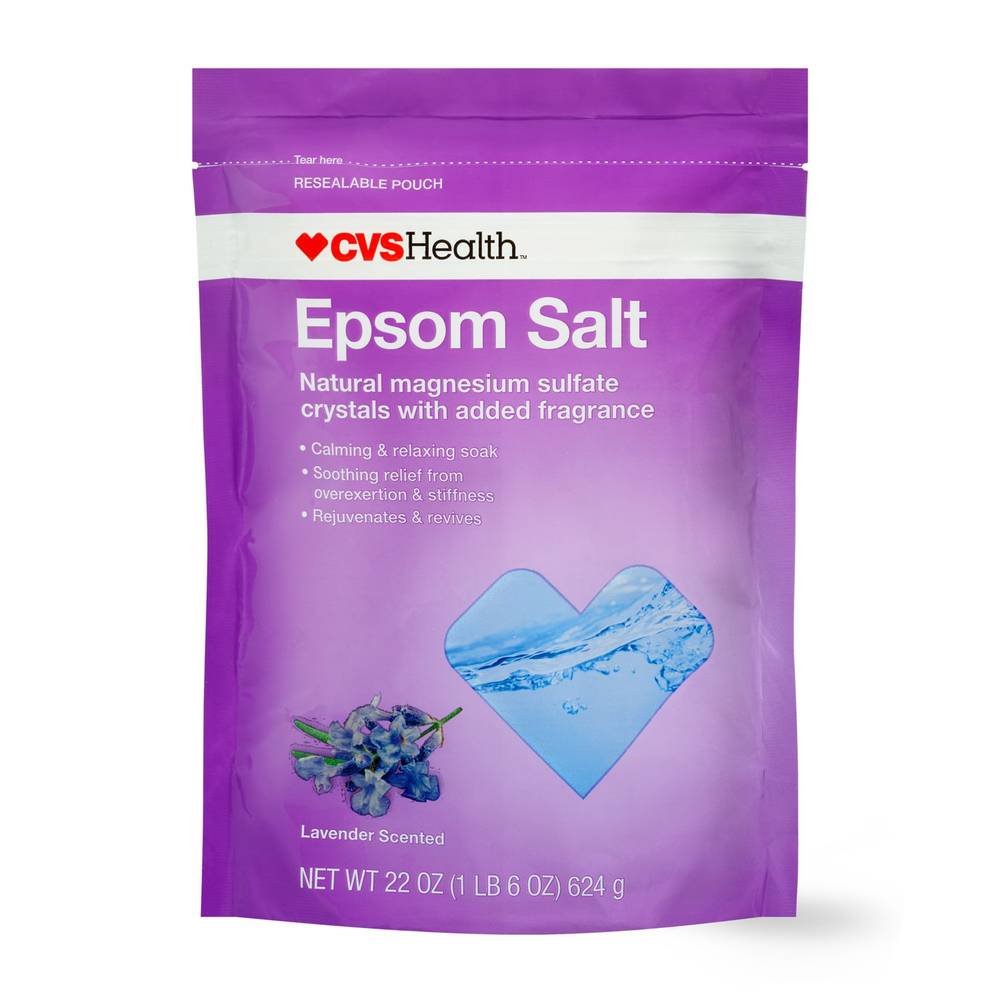 CVS Health Epsom Salt, Lavender, 22 OZ