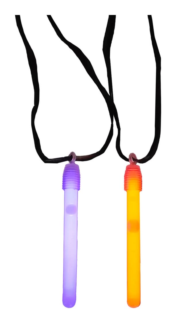 Halloween Glows In The Dark Party Favor Necklaces 2 Ct 2 Assorted Styles