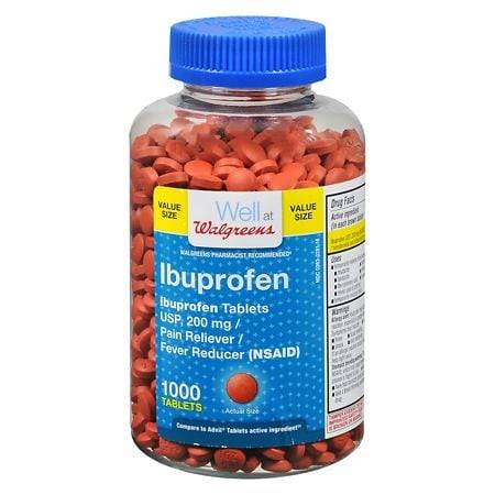 Walgreens Ibuprofen Pain Reliever/Fever Reducer, 200 mg Tablets