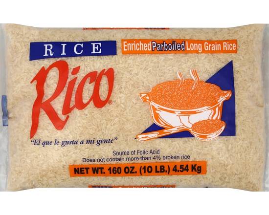 Arroz Rico · Enriched Parboiled Long Grain White Rice (10 lbs)