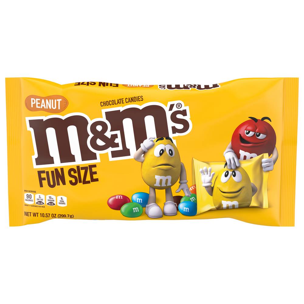 M&M's Fun Size Milk Chocolate Candies ( peanut)