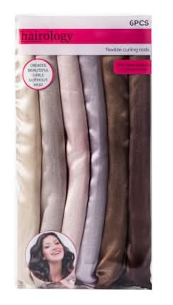 Flexible Curling Rods 6-Pack Beige