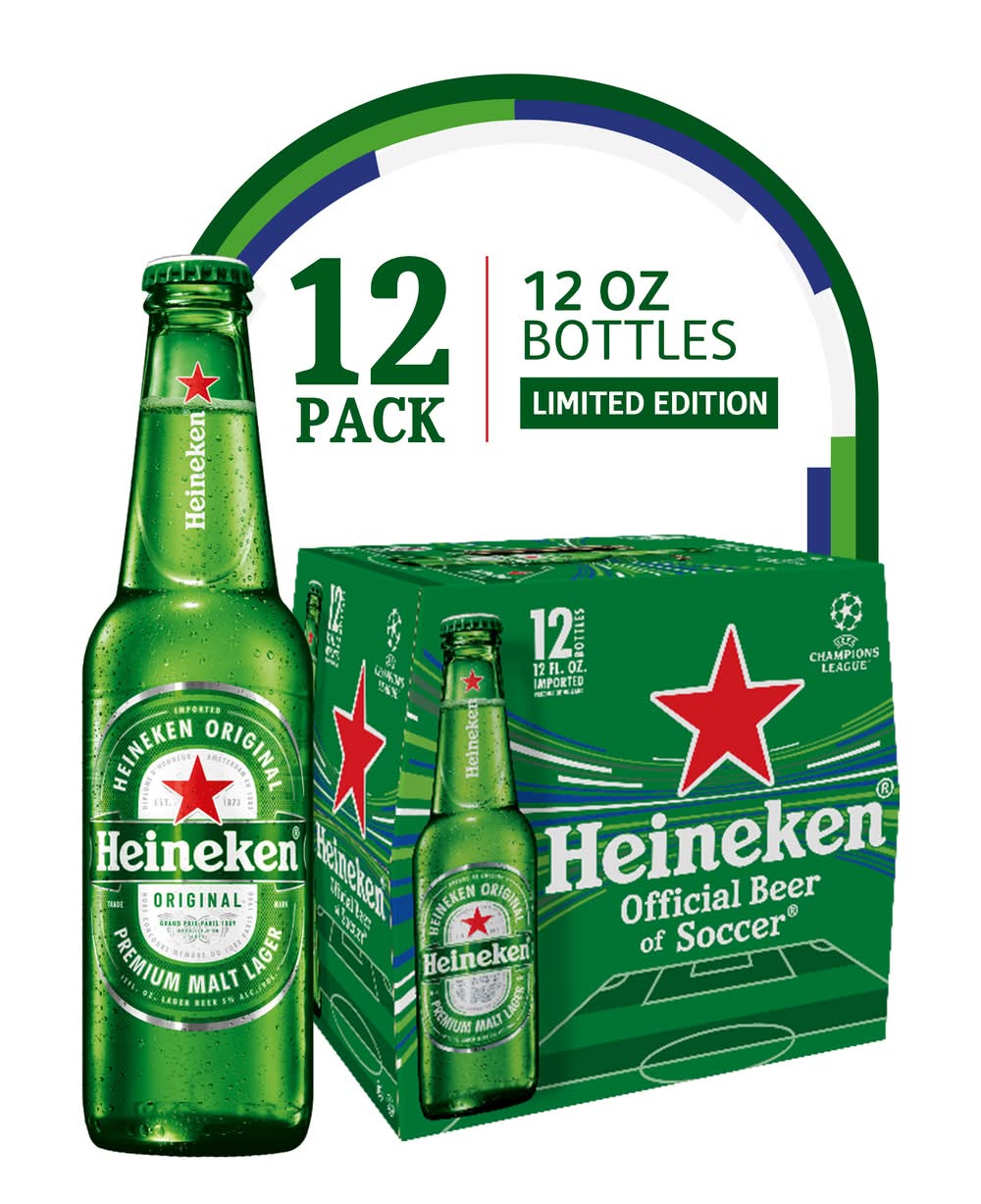 Heineken Original Premium Pale Lager Beer (12 x 12 fl oz)