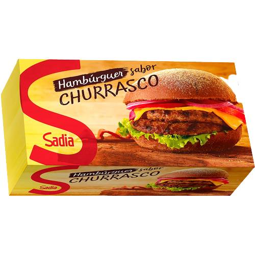 Sadia hambúrguer bovino sabor churrasco