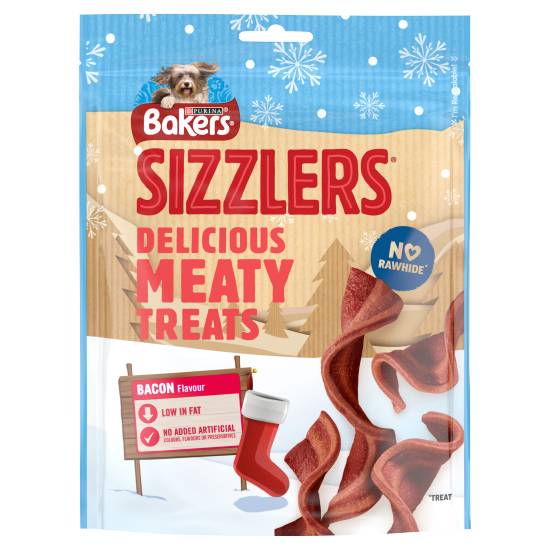 Sizzlers Bacon, Bakers Delicious Meaty Dog Treats (90g)