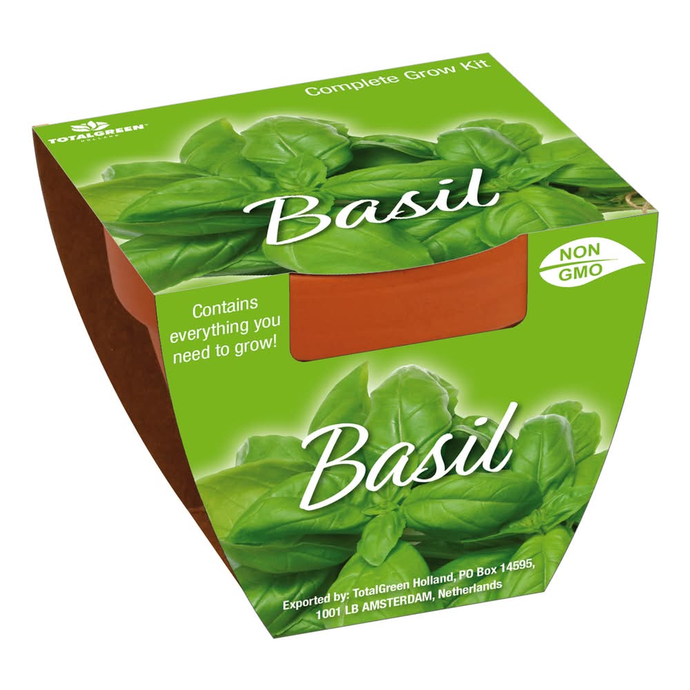 TotalGreen Holland Veggie & Herb Grow Kit Basil