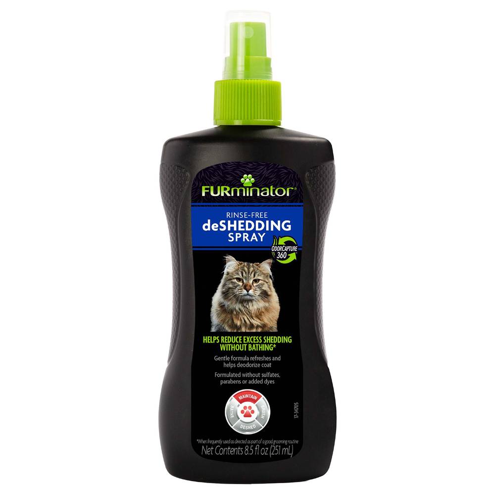 FURminator® Rinse-Free deShedding Spray for Cats (Size: 8.5 Fl Oz)
