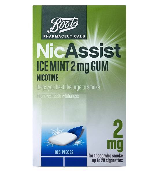 Boots Nicassist Ice Mint 2mg Gum