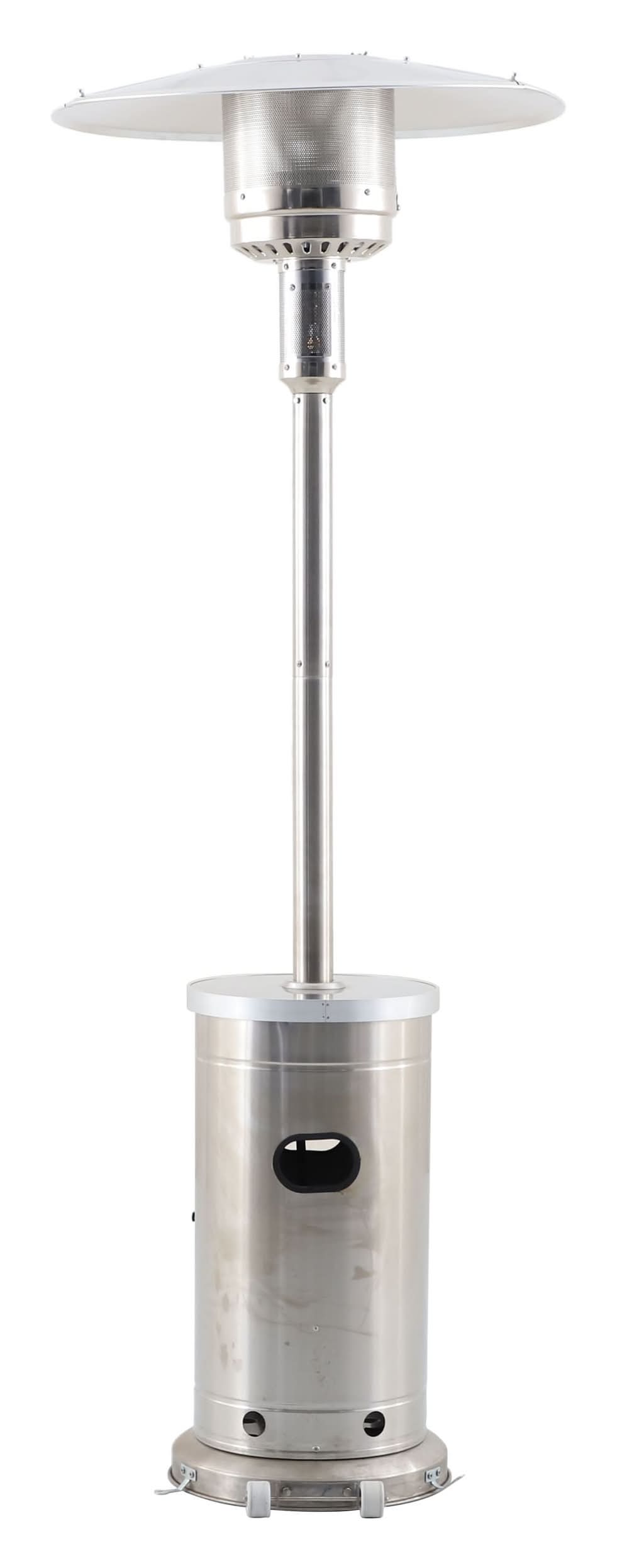 Master Forge 48000 -BTU Stainless steel Stainless steel Floorstanding Liquid propane Patio Heater