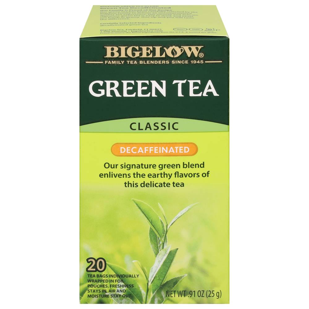 Bigelow Decaffeinated Classic Green Tea (0.91 oz, 20 ct)