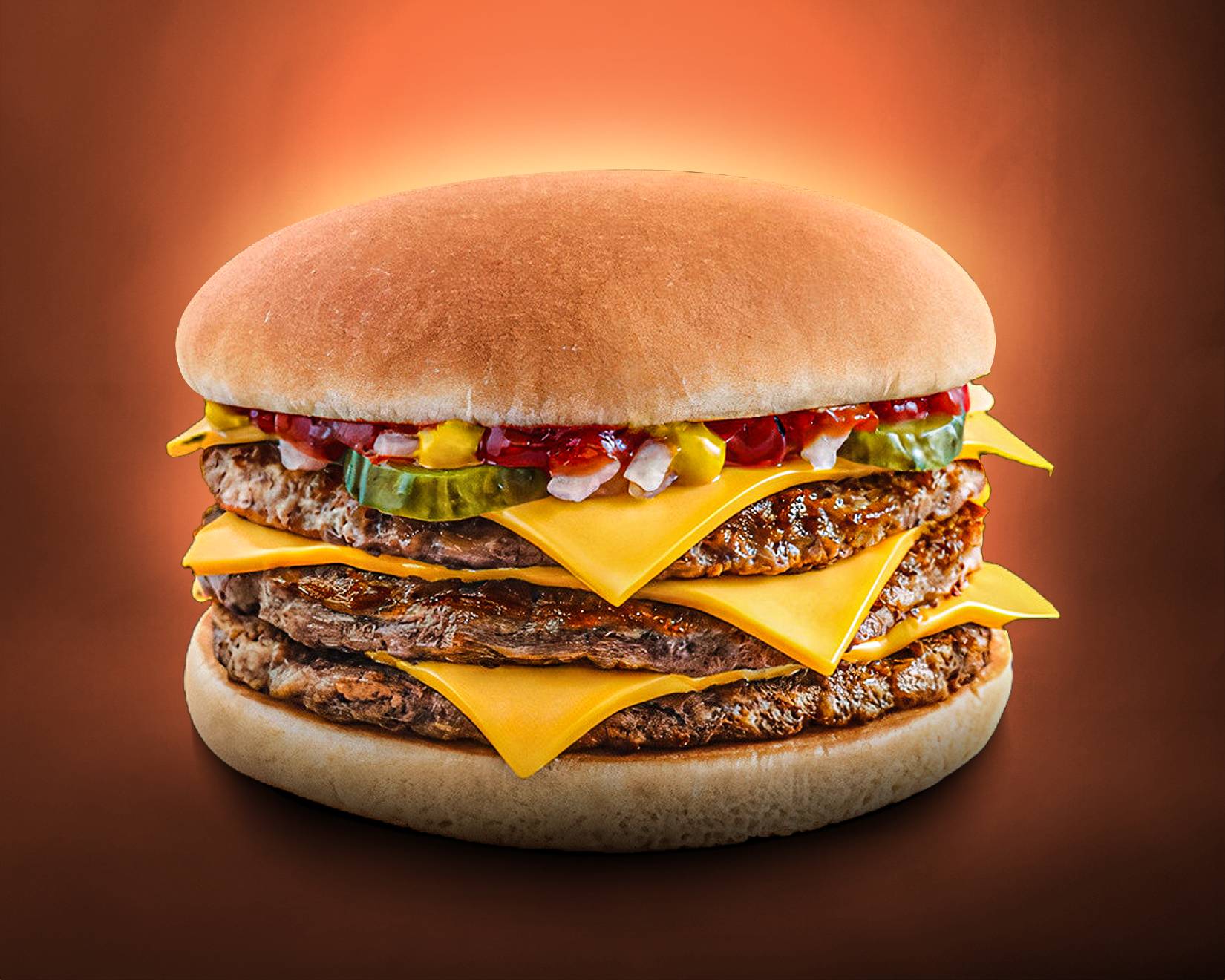Triple Cheeseburger 🧀