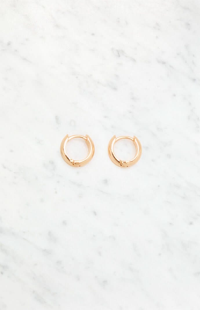 John Galt Women's  Hoop Earrings Gold One Size