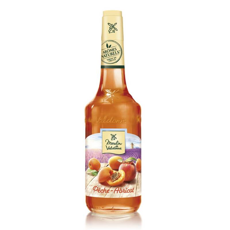 Moulin de Valdonne - Sirop naturel, pêche-abricot (700ml)