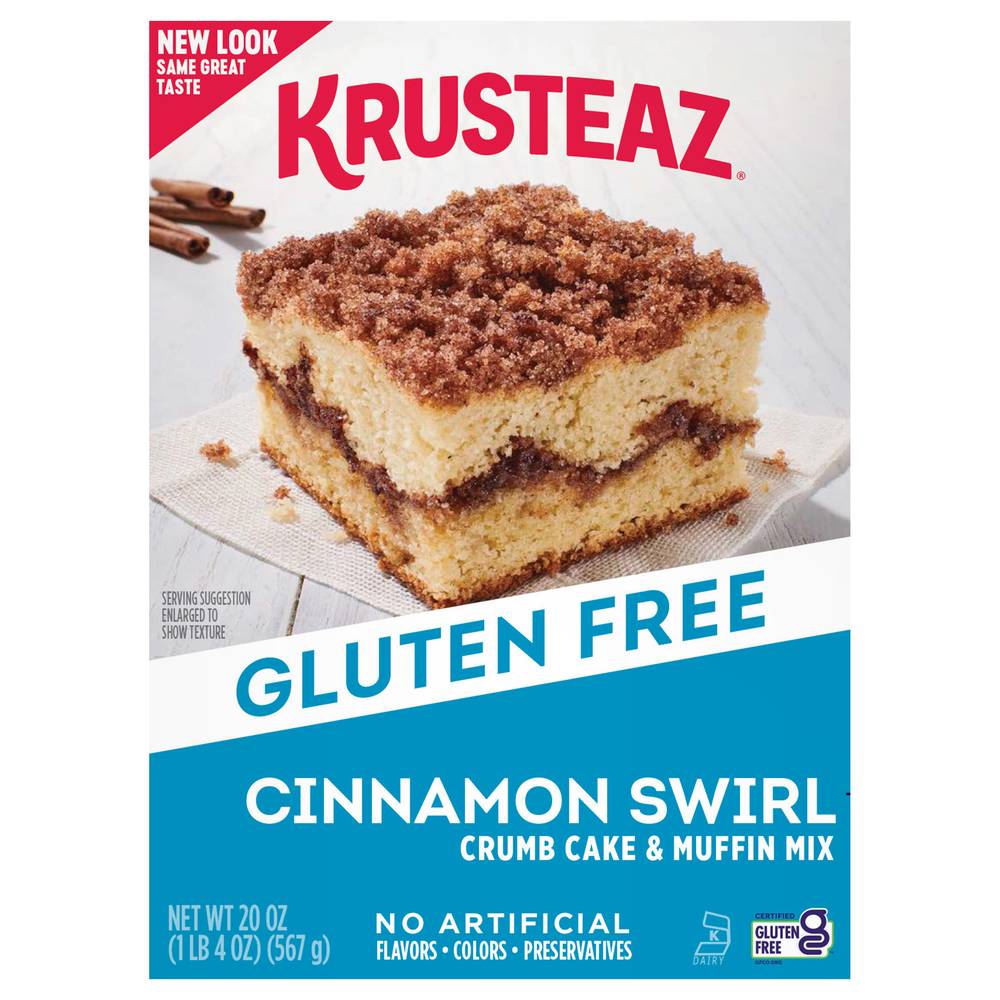 Krusteaz Gluten Free Cinnamon Swirl Mix (1.25 lbs)