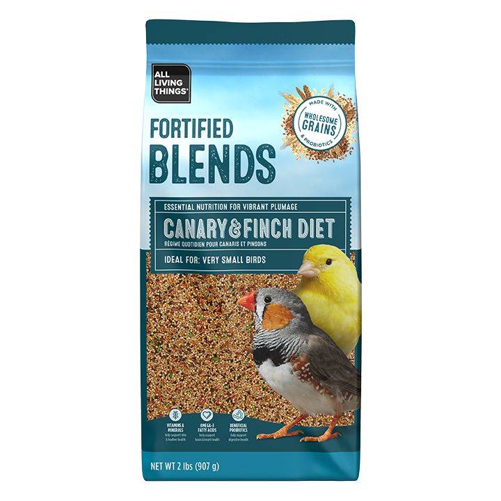 All Living Things Fortified Canary & Finch Bird Food