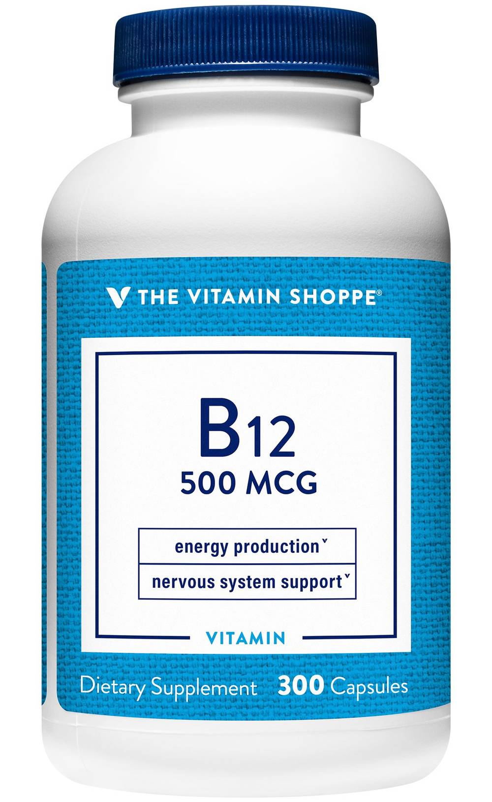 The Vitamin Shoppe Vitamin B12 500 Mcg Capsules (300 ct)