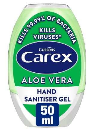 Carex Antibacterial Hand Sanitiser Gel (50ml)
