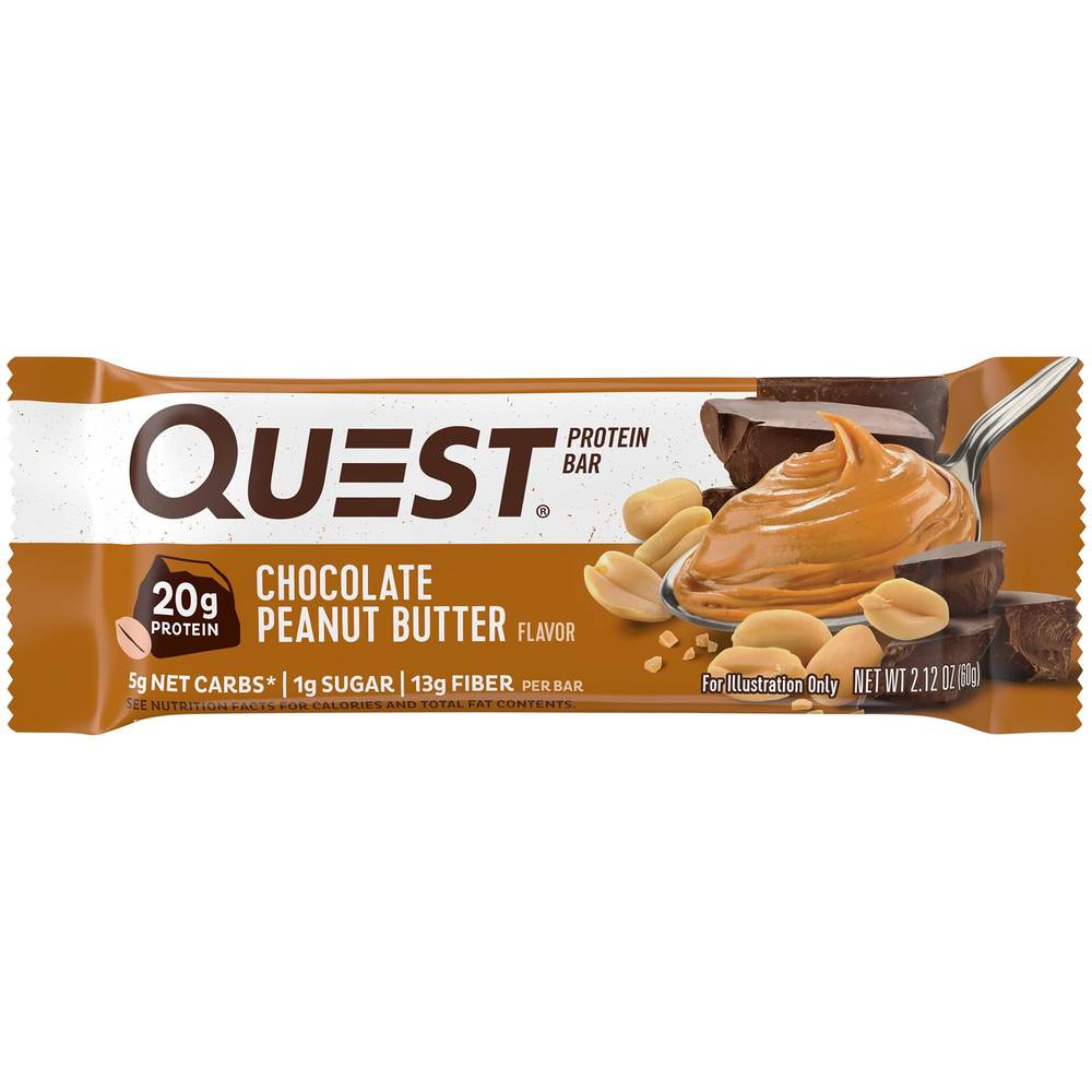 Quest Protein Bar, Chocolate-Peanut Butter (2.12 oz)