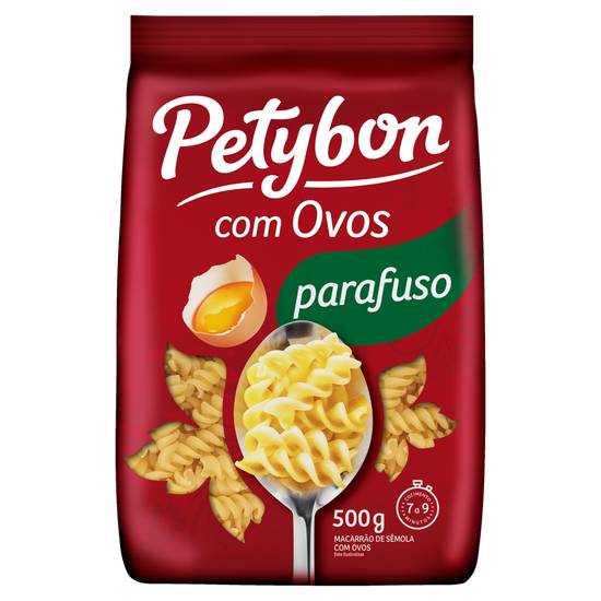 Petybon Macarrão massa com ovos parafuso