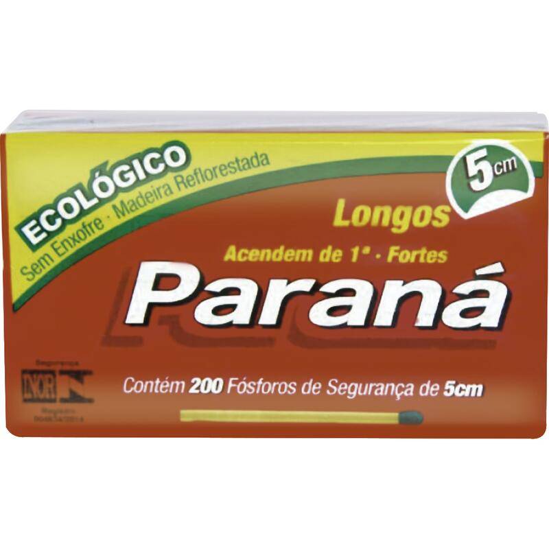 Paraná fósforos longos (200 fósforos)